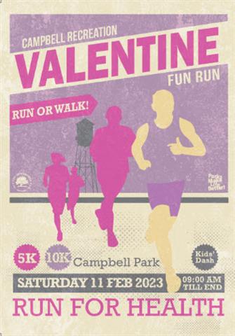 Valentine Fun Run/Walk 10K, 5K & Kids Dash